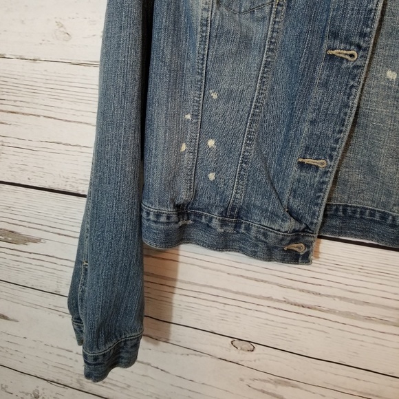 Plugg Denim Jacket Distressed - Picture 4 of 5